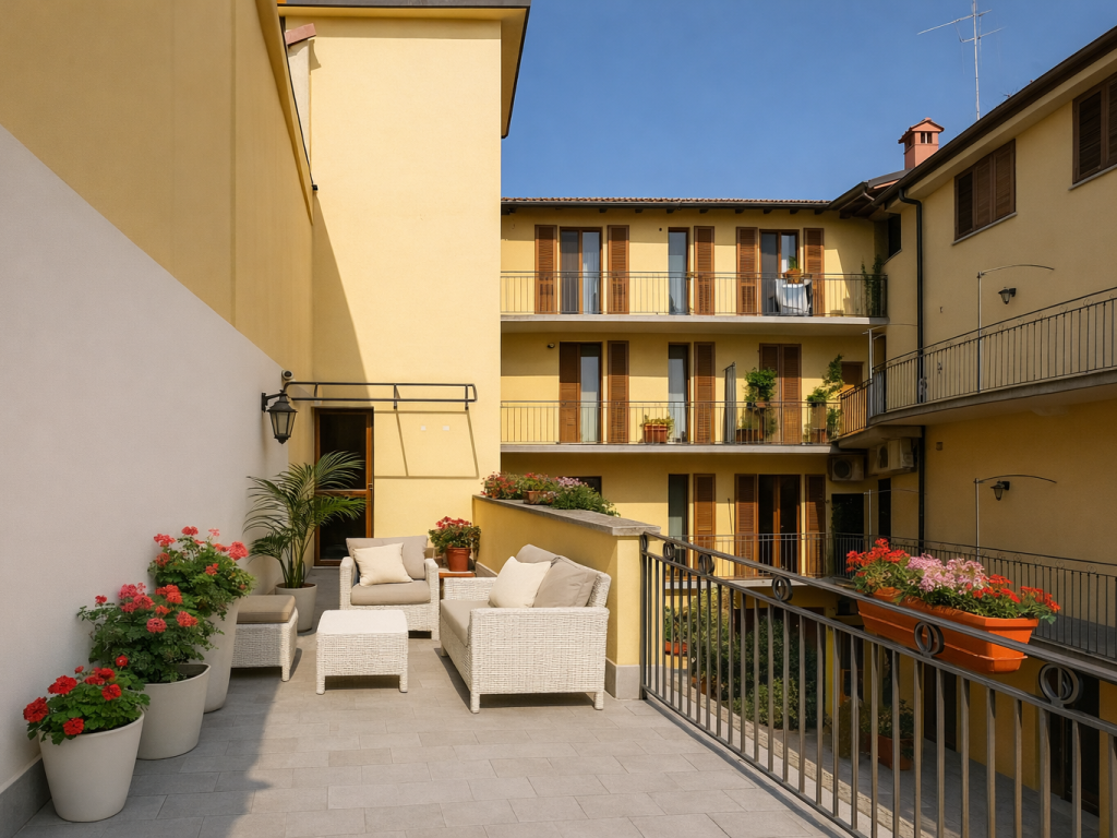 Trilocale con terrazza 